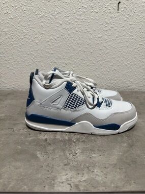 Nike Air Jordan 4 Retro PS Size 3Y Military Blue 2024 BQ7669-141 Shoes B-Grade